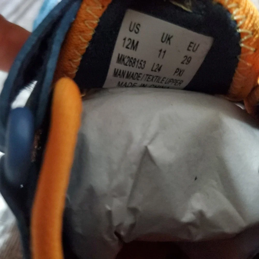 Merrell Youth Hydro Trekker MK166972 Navy Orange Sandal Size 12 M